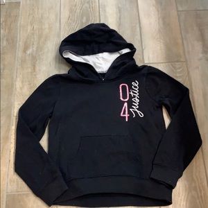 Ex Cond! Girls Justice Hoodie sz 10